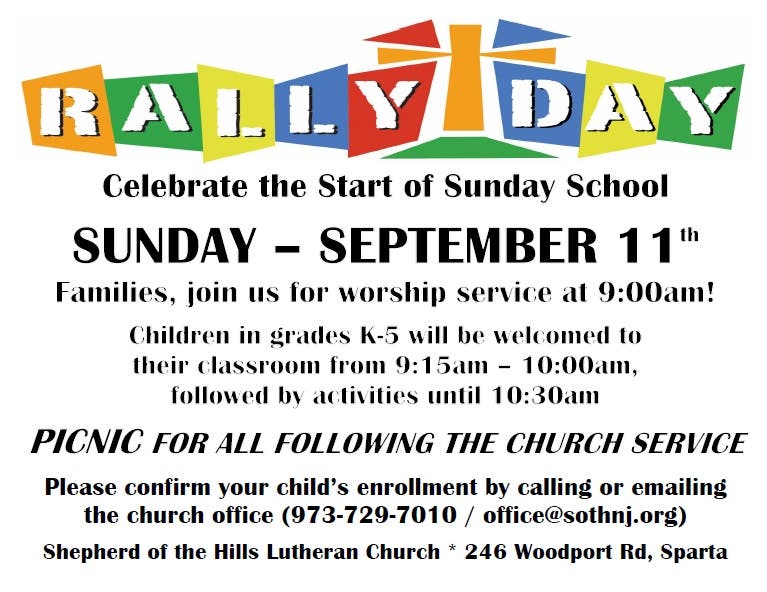 Lutheran Church Rally Sunday