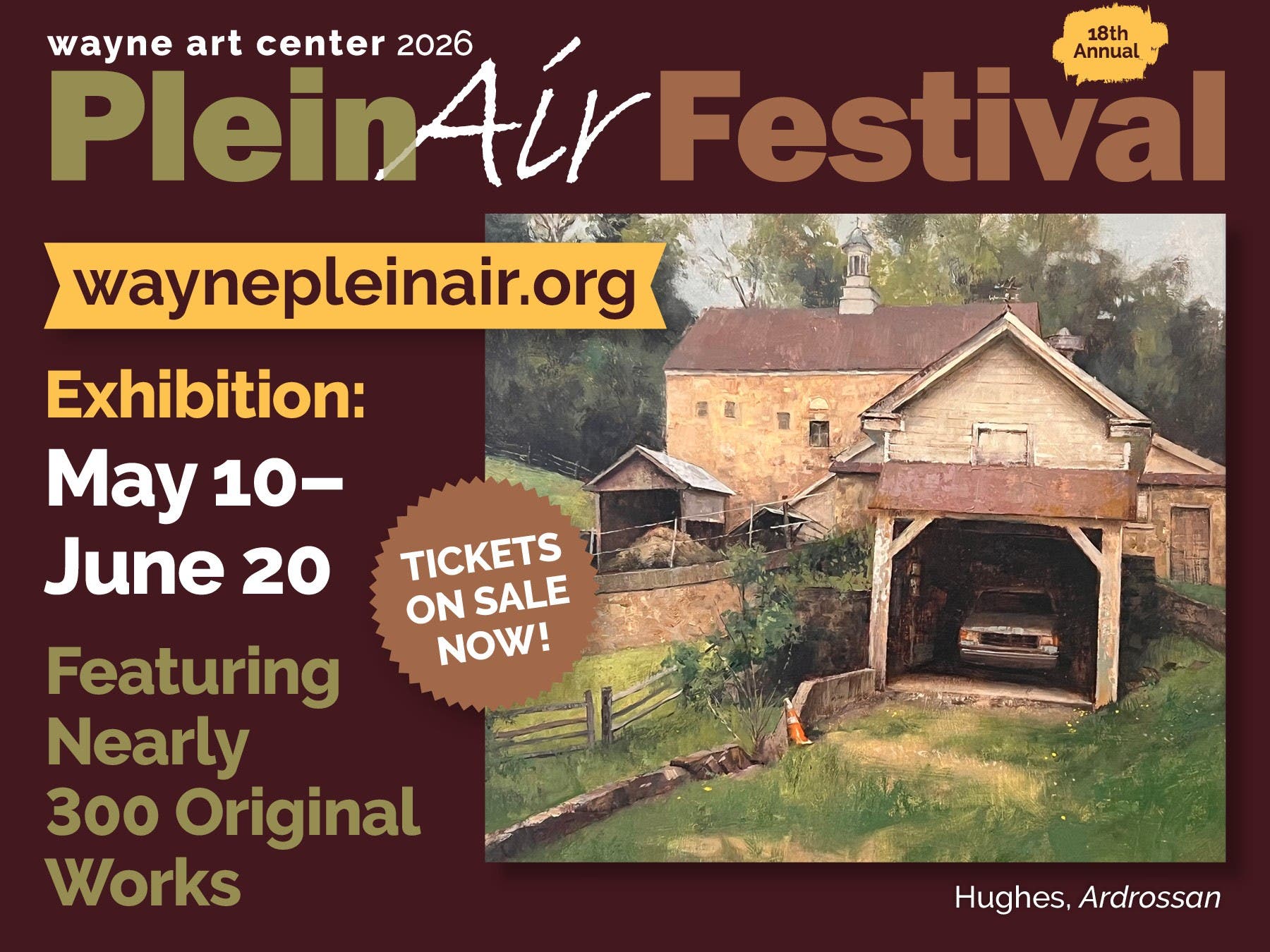Wayne Art Center Plein Air Collectors' Preview Tickets On Sale!