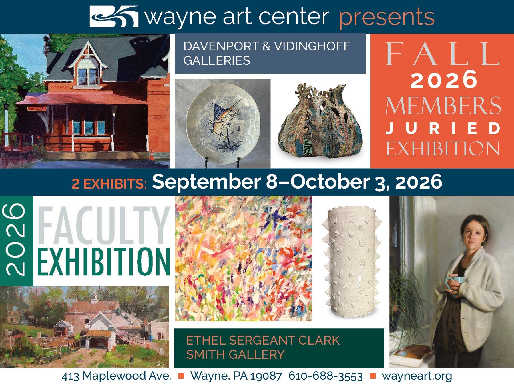 Not to be Missed Art Exhibits at Wayne Art Center!