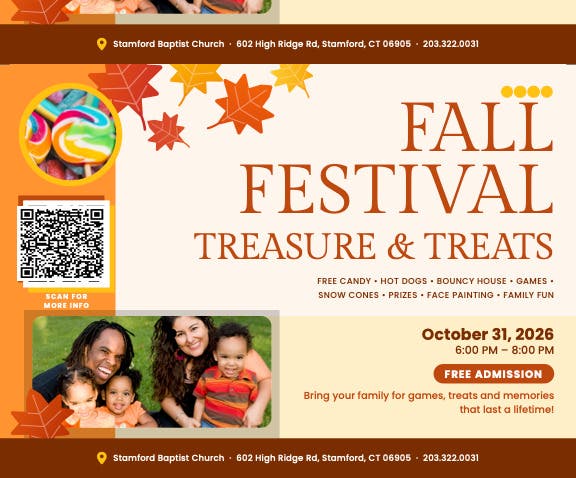 FREE Fall Festival Treasure and Treats