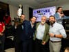 Vinny Cuomo, Justin Girard-holding the winner's trophy, Bernard Lebedeker, Esq and Paul Shalhoub, Esq