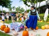 Natalia Tantillo, and her mother Noelle enjoy last year's Pop-Up Pumpkin Patch 