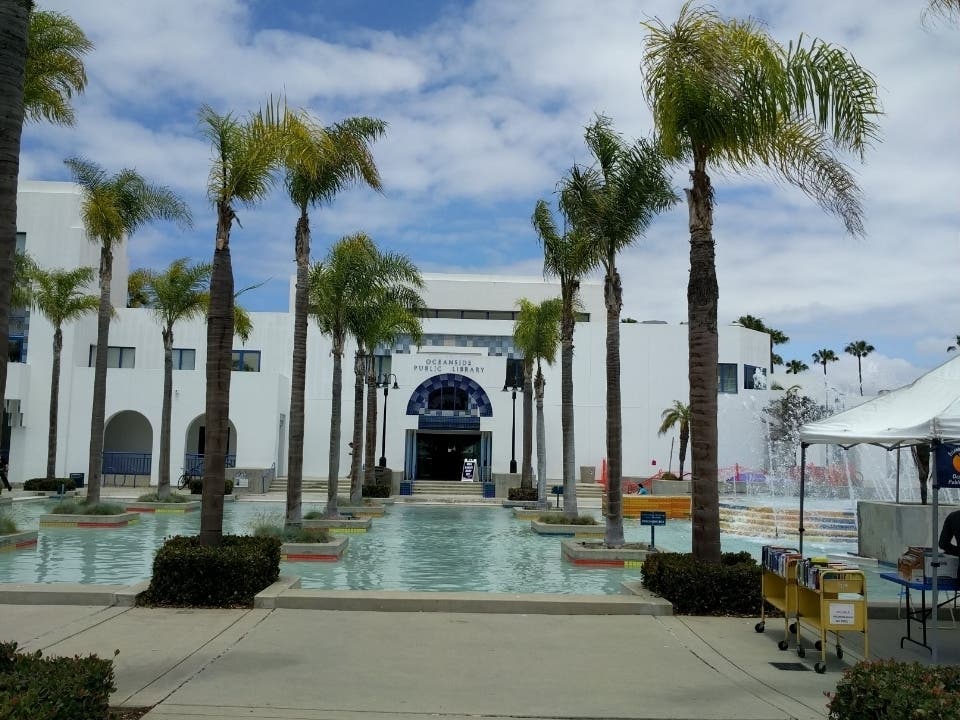 Downtown Oceanside Public Library Plaza