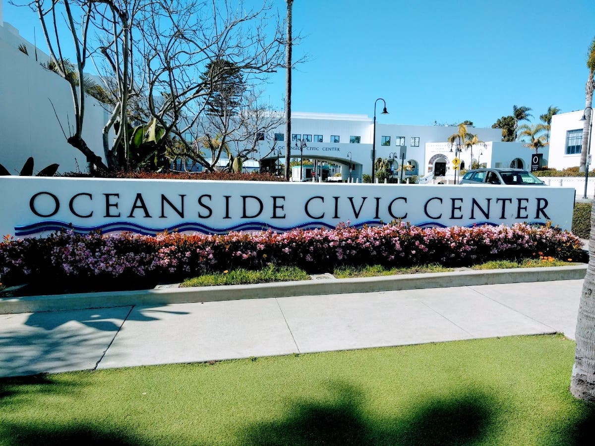 Oceanside City Council meetings are held in council chambers at the Oceanside Civic Center.