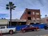 Oceanside News sign uncovered during renovation.