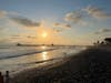 Sunset at the Oceanside beach