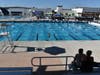 The viewing stands at the new El Corazon Aquatic Center in Oceanside.