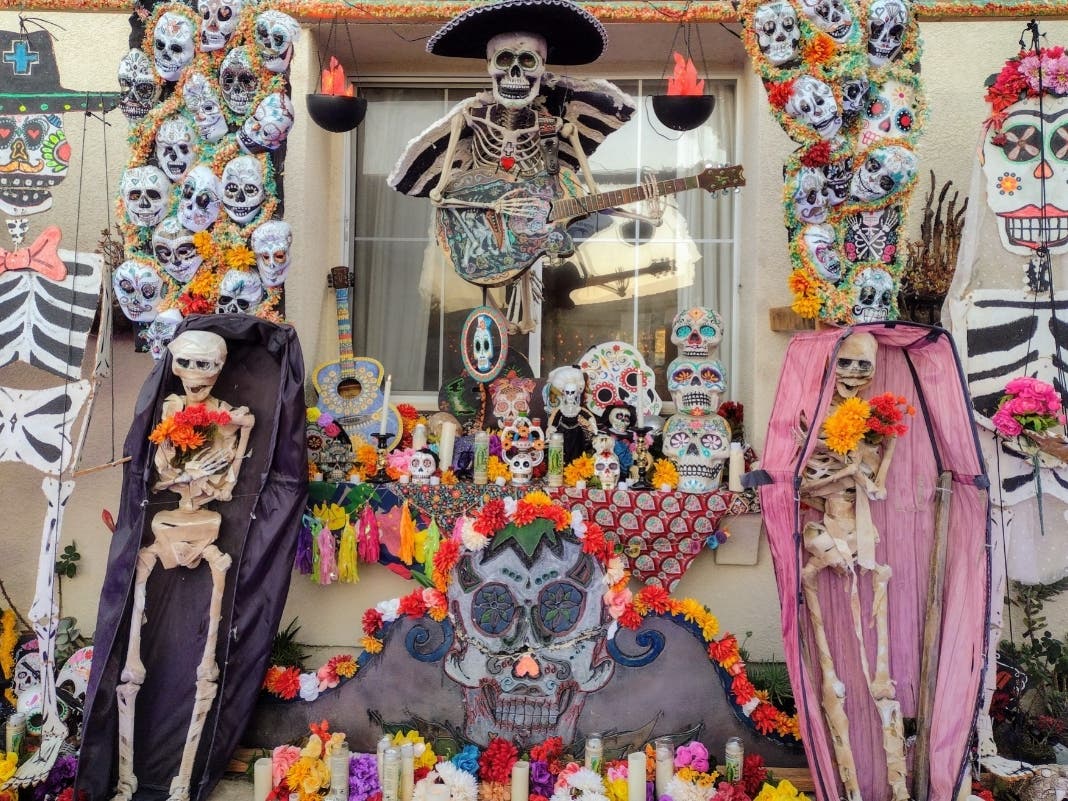 The Dia de los Muertos Festival is happening in Downtown Oceanside at the corner of Pier View Way and South Tremont Streets.
