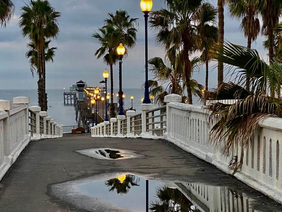 Good morning from the Oceanside Pier