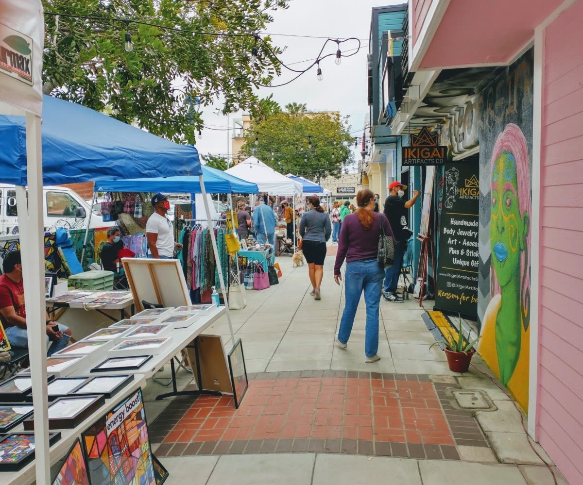 Artist Alley in Downtown Oceanside is the location for Artist Awakening XIII.  Hang out with over 40 artists & musicians from 1pm-8pm on Saturday.