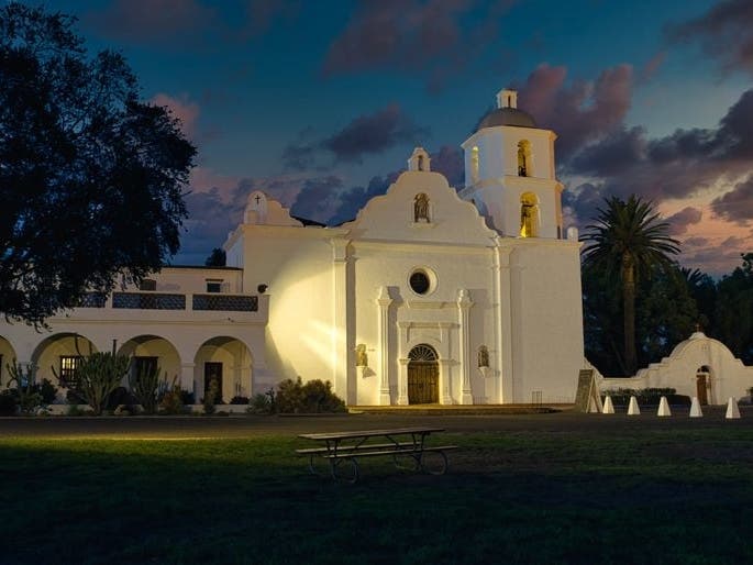 The Mission San Luis Rey in Oceanside is tagged as King of the Missions and was established in 1798 - Beautiful place to visit