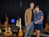 Zoe Guitars founders Shawn and Sally Weimer in their workshop located at 101 Cooperwood Way in Oceanside.