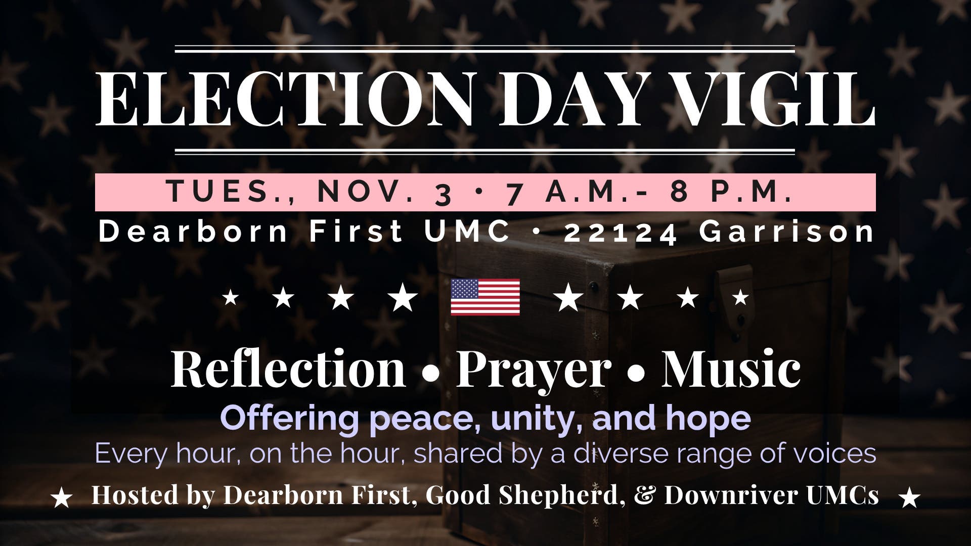 Election Day Vigil (and rides to the polls)