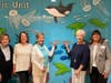 WCDNF members at Danbury Hospital's "Neighborhood  Wall" highlighting its support to the Pediatric Unit.  