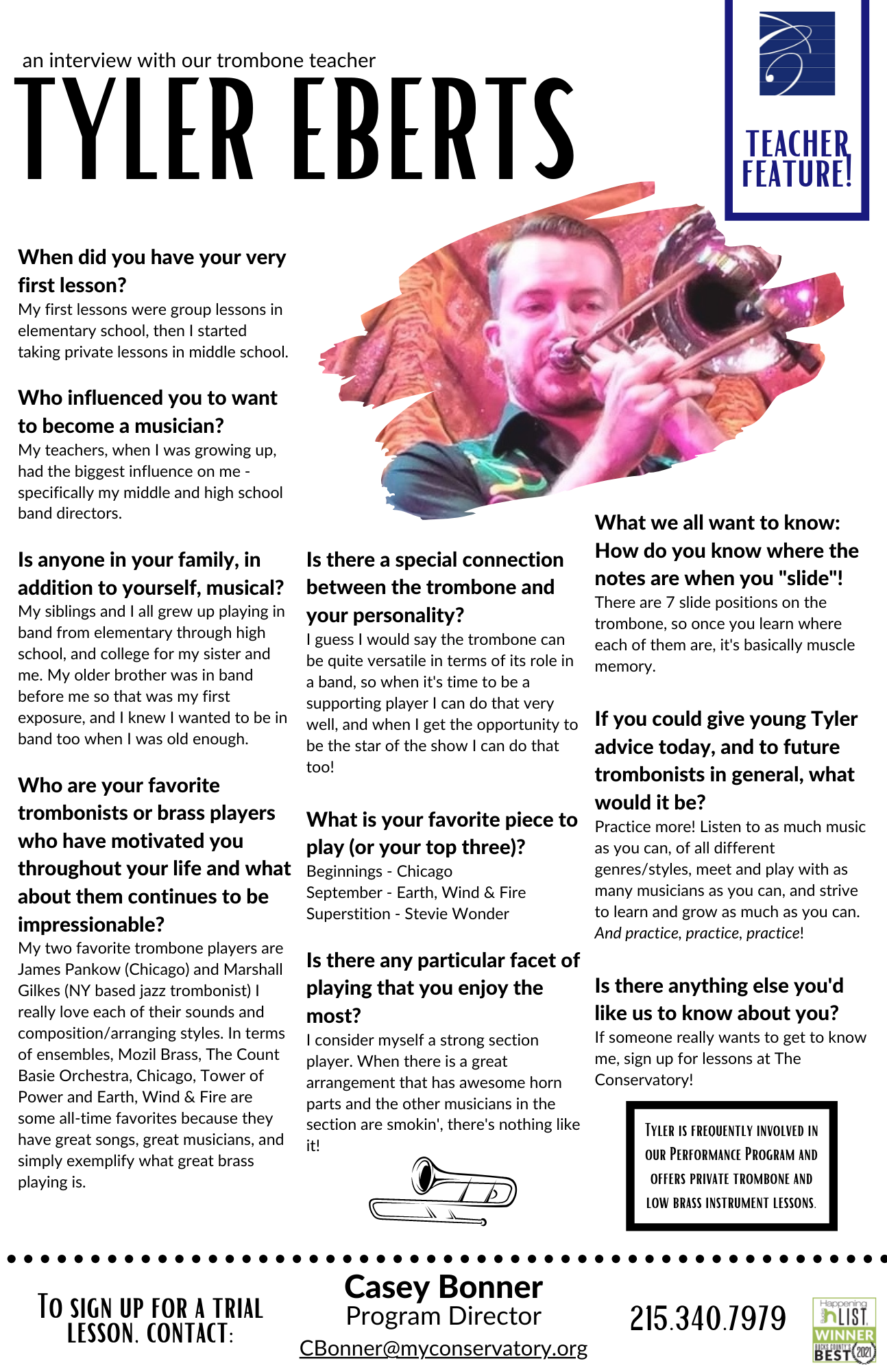 An Interview with Trombonist Tyler Eberts