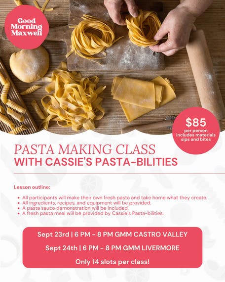 Pasta Making class with Cassie’s Pasta-bilities