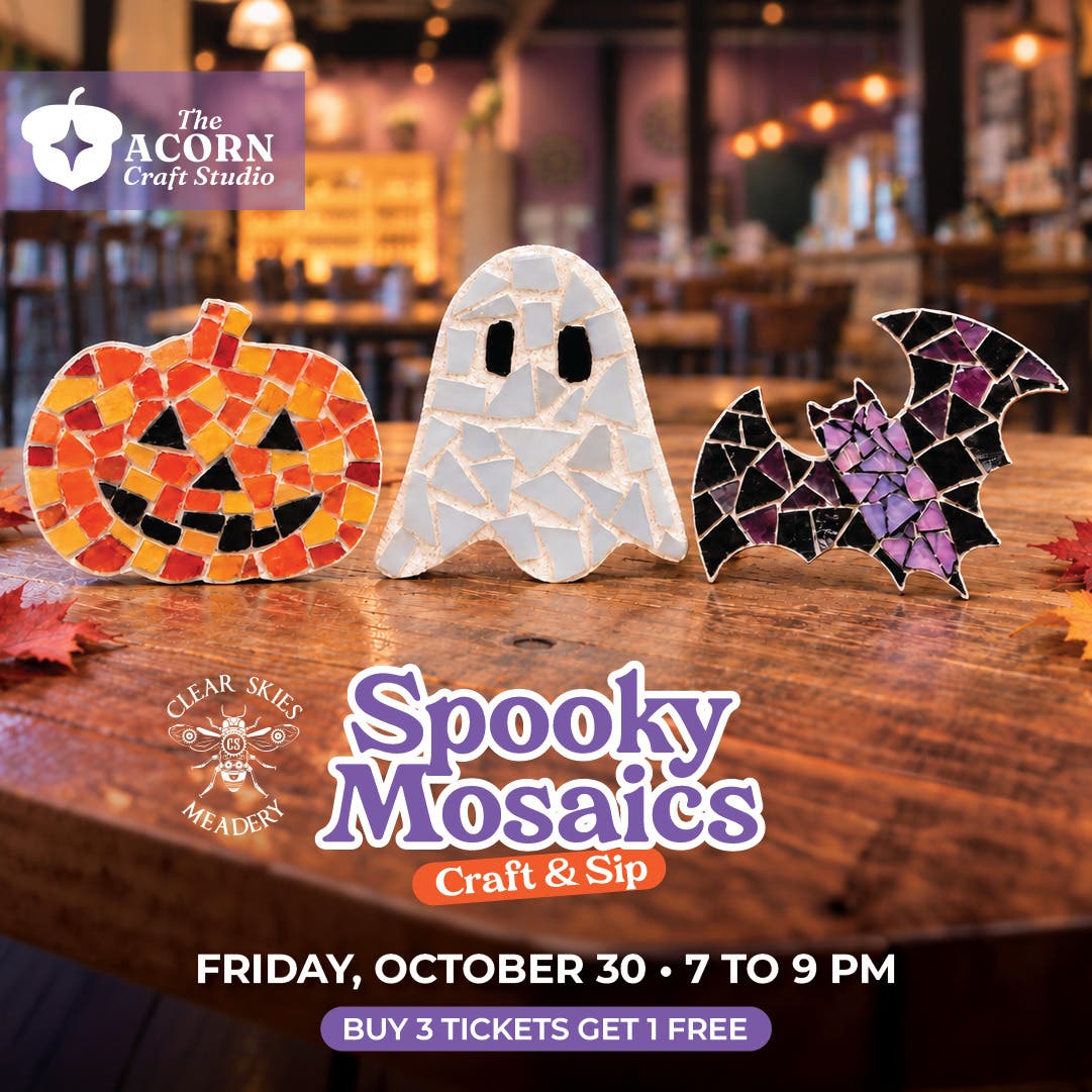 Spooky Mosaics - Craft and Sip at Clear Skies