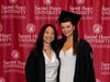 Master of Social Work graduates Diane Quintana of Stamford, left, and Ruby Mitchell of Brookfield, right.