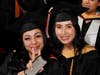 Master of Social Work graduates Tienna Sharee Guadarrama, left, and Sofia Gudiel, of Norwalk, right.
