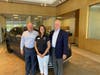 Patrick Jaccar, Park Place Lexus; Elizabeth Johnston, executive director at Prosper Education Foundation; and Chris Brunner, General Manager at Park Place Lexus Plano. 