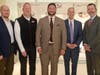 Frisco Mayor Pro Tem Bill Woodard; Frisco Mayor Jeff Cheney; Tony Gonzalez, David McDavid General Manager; David Hult, CEO of Asbury; and Michael Sprague, North America Director at Lincoln. 