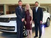 Park Place Land Rover DFW members Cade Mannetti, New Car Sales Manager; Sydney Archer, Sales Experience manager; Jason Feuerberg, Sales Director at Park Place Land Rover DFW