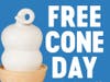 Enjoy a free small vanilla cone on March 20 at participating locations. 