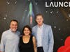 David Wilgus, Diane Seimetz, and Michael Boone celebrate the 20th Anniversary of the Launch Agency in Dallas, May 18, 2023. 