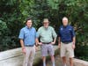 Left to right: Davis Felder; Peter Lutken and Eddie Eason. ESD's Outdoor Education Program honors Peter Lutken, who retired in 2014 after teaching 26 years at ESD, and Eddie Eason, who enters his 43rd year of service to ESD this fall. 