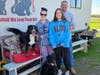 The Owen family with Zeke. As the general manager of Park Place Lexus Grapevine Charles Owen fell in love with Zeke.
