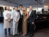 Thompson Dallas Chef Jeramie Robison; Pete Hodges of Porsche Dallas, artist Costa Christ and wife Jackie; and Park Place Porsche General Manager, Patrick Huston. 

