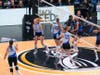 PULSE players celebrate after winning the point.