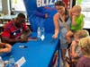Throughout the afternoon, DQ’s iconic mascot, Mr. Blizzard, interacted with players and fans, adding to the full DQ experience.
