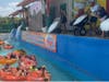 Hawaiian Falls Roanoke gave North Texas families an icy escape from the summer heat Monday afternoon by dumping more than 2,000 pounds — one full ton — of ice into the park’s wave pool.