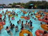 The annual Hawaiian Falls Ice Dump has become a popular tradition for families looking for a memorable way to beat the North Texas heat.