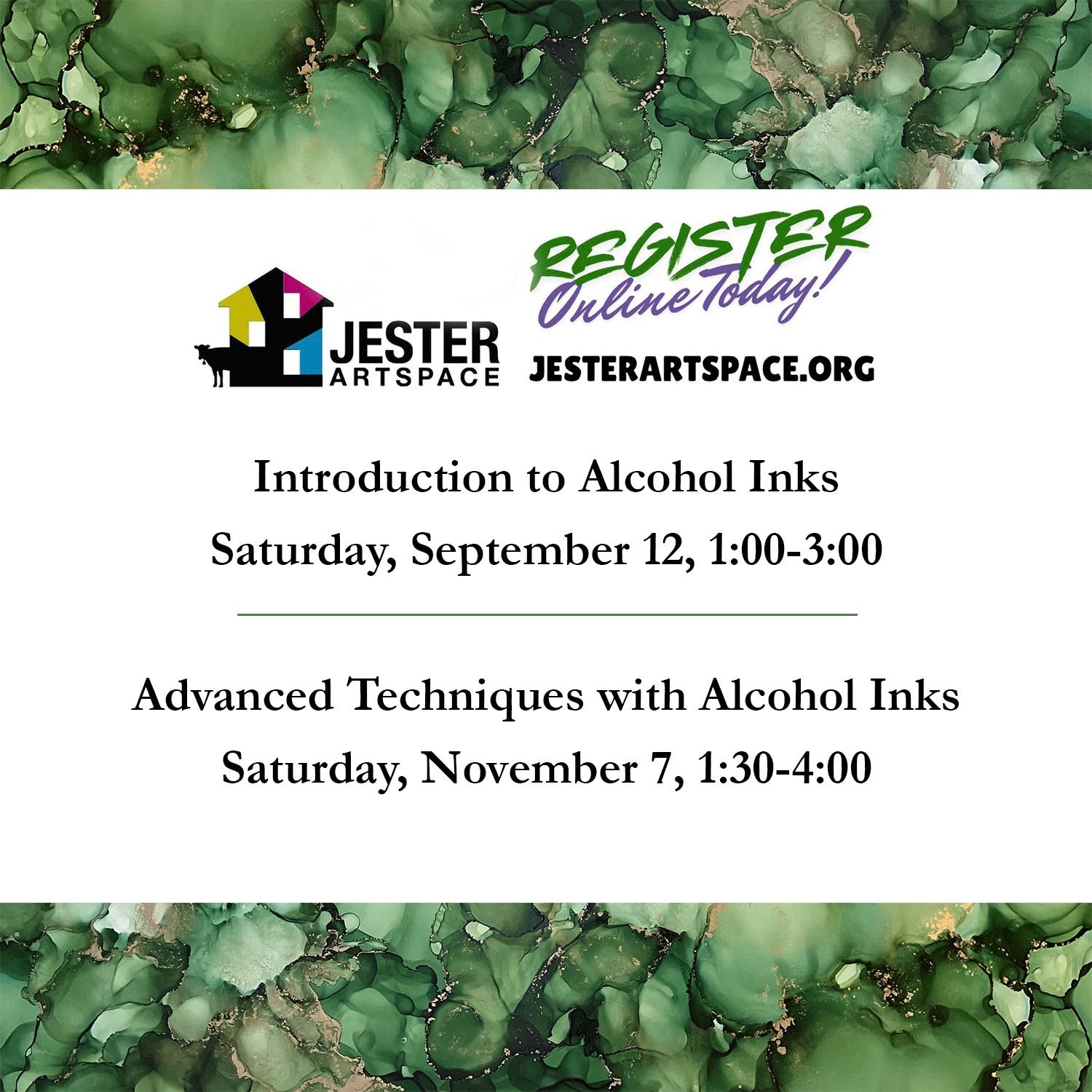 Introduction to Alcohol Inks Workshop