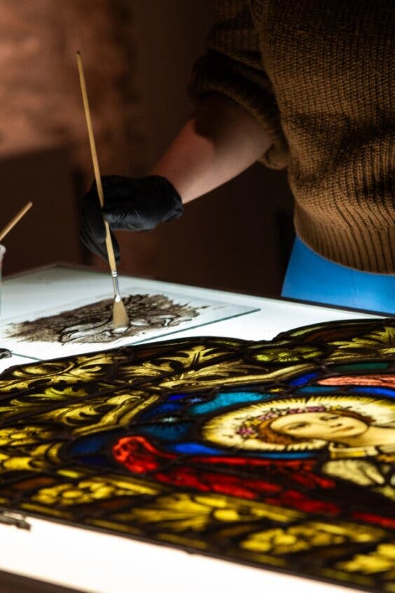 Introduction to Stained-Glass Painting 4-Day Workshop