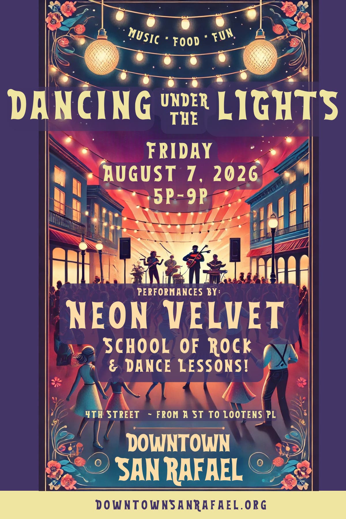 Dancing Under the Lights, A Night of Community, Music, Food, and Celebration