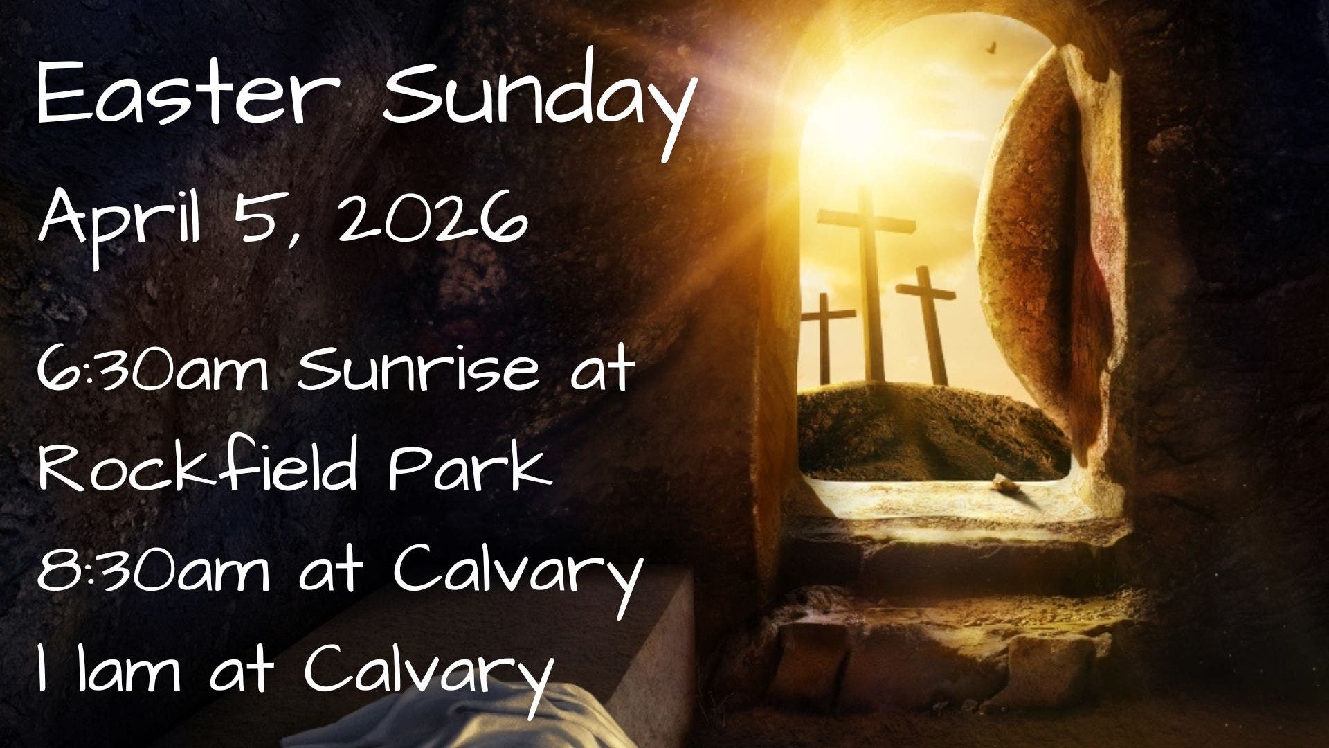 Easter Sunday Services