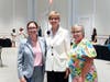 Shannon Mantaro, TWU Ex. Dir. & Chief Officer for the Jane Nelson Institute for Women’s Leadership; TWU Chancellor and President Carine Feyten; Tracy Irby, TWU Director, Center for Women Entrepreneurs, Jane Nelson Institute for Women's Leadership