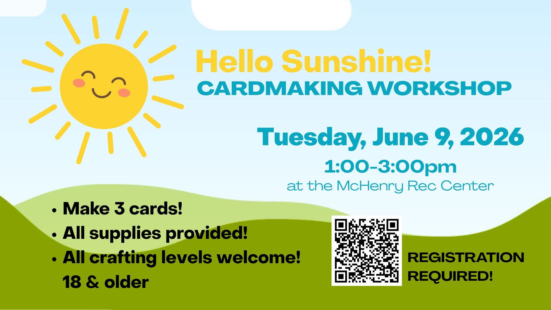 Hello Sunshine Cardmaking Workshop