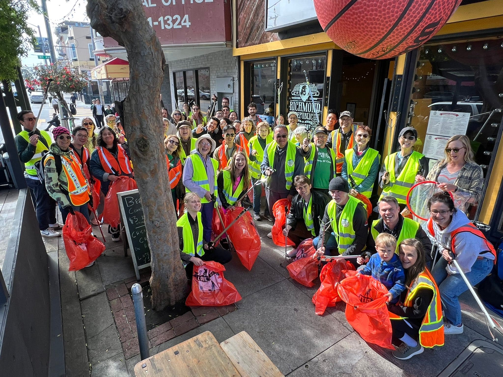 Clement Street Happy Hour Cleanup