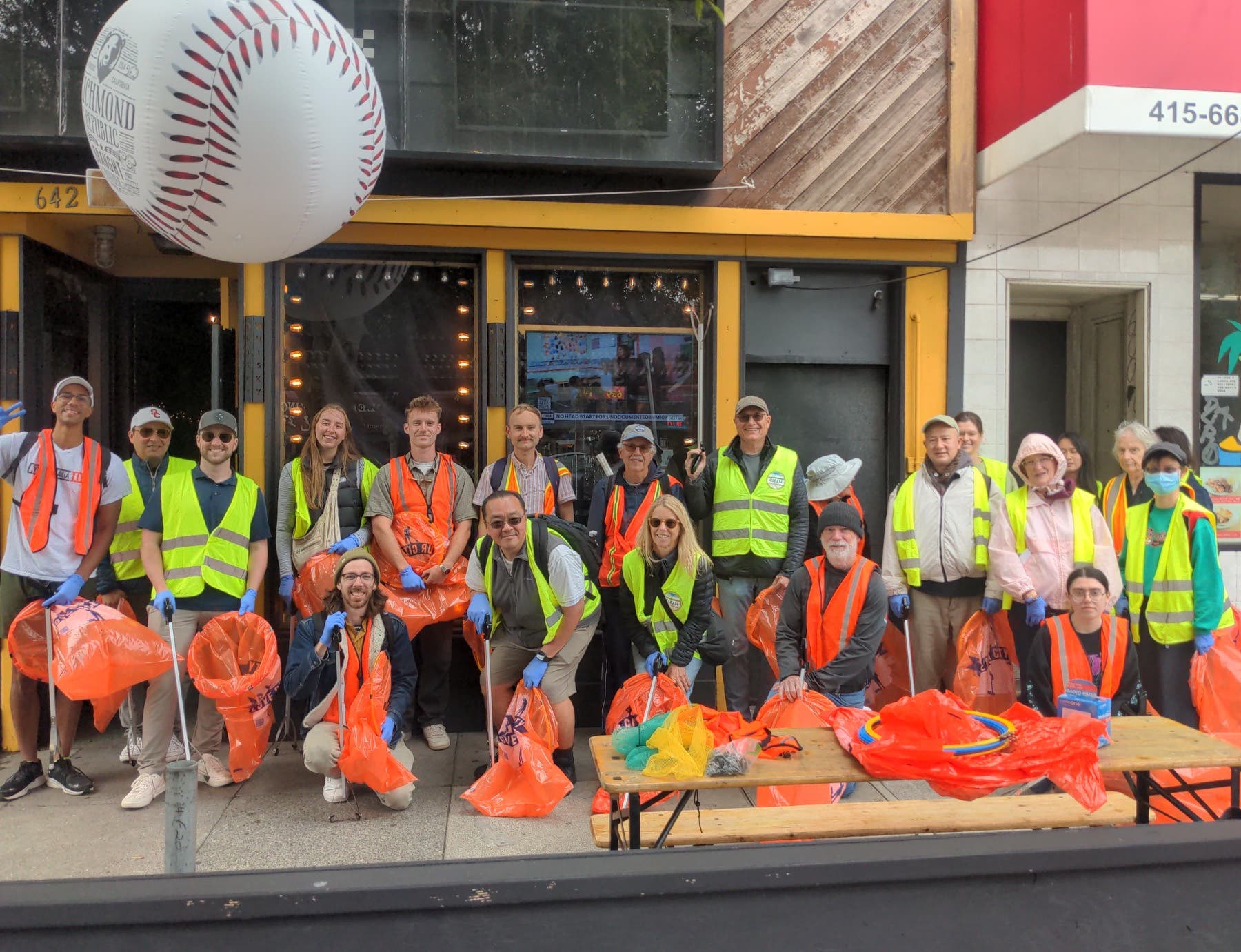 Clement Street Happy Hour Cleanup