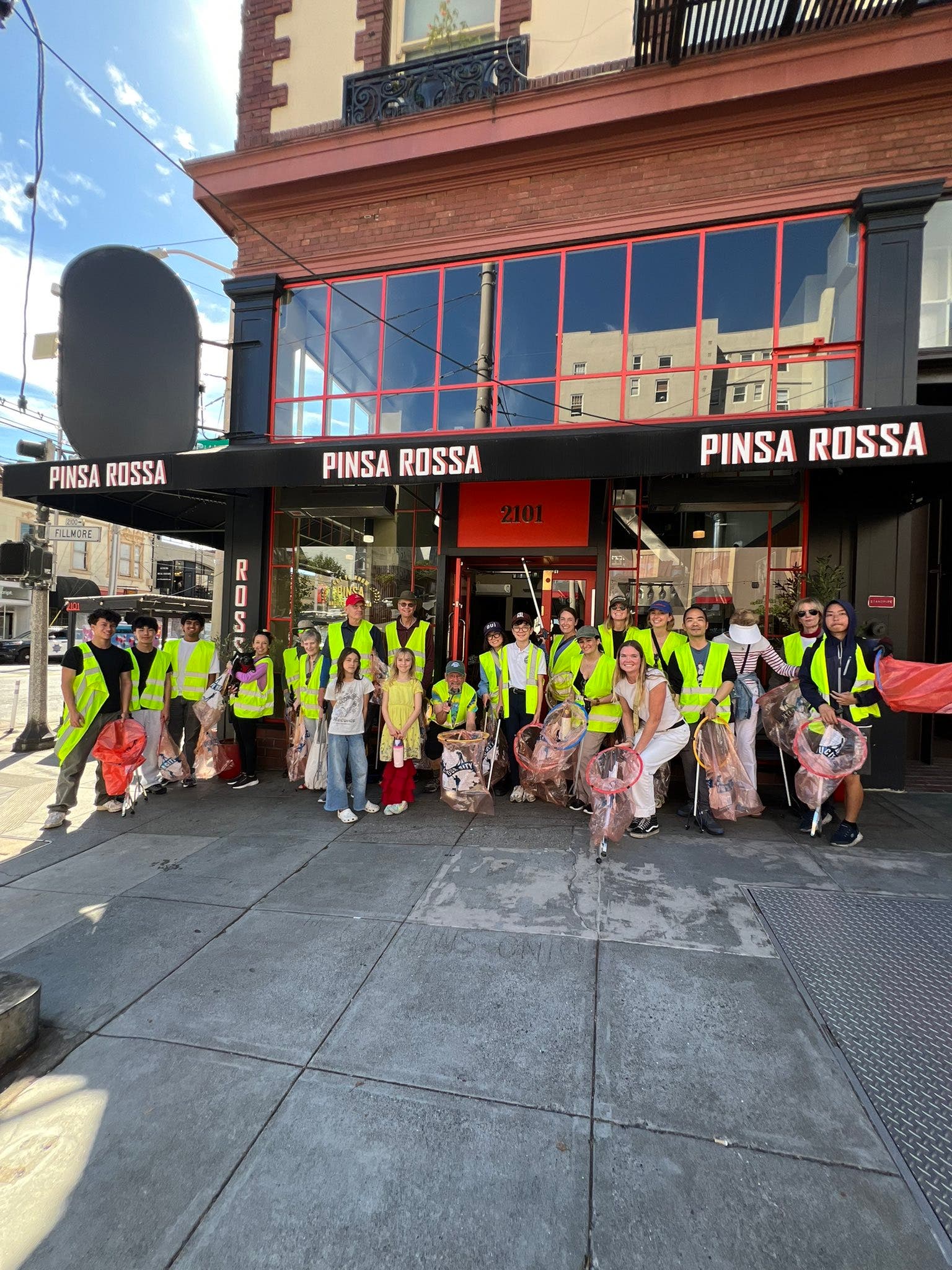 Fillmore Street Happy Hour Cleanup