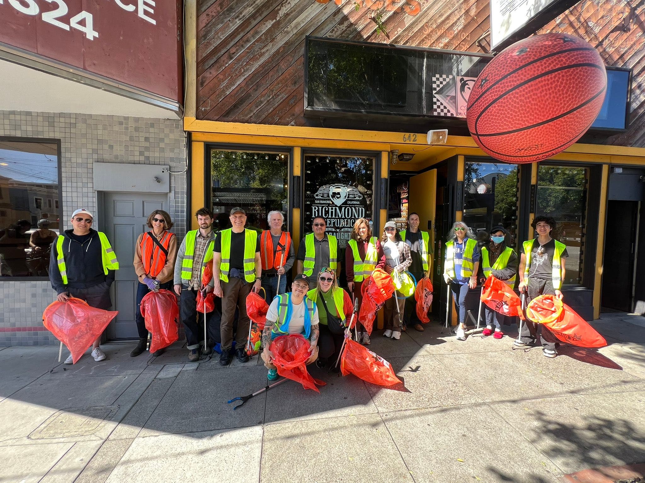 Clement Street Happy Hour Cleanup