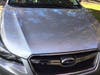 Damage to the surface of Ms. Jackson's car resulting from the small, acidic, inedible fruits that drop off a mature Bradford pear tree by the hundreds every year. 