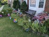 Here's a wider view of the first scene. What fun! The holiday decoration contest in December is enjoyed by many. We are on our way to being a healthy community. Let's relax a little bit. 