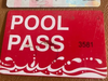 The Quail Valley HOA issued this "out of community" pool pass, an apparently fraudulent sale to the Reyes family who had recently moved into their home. 