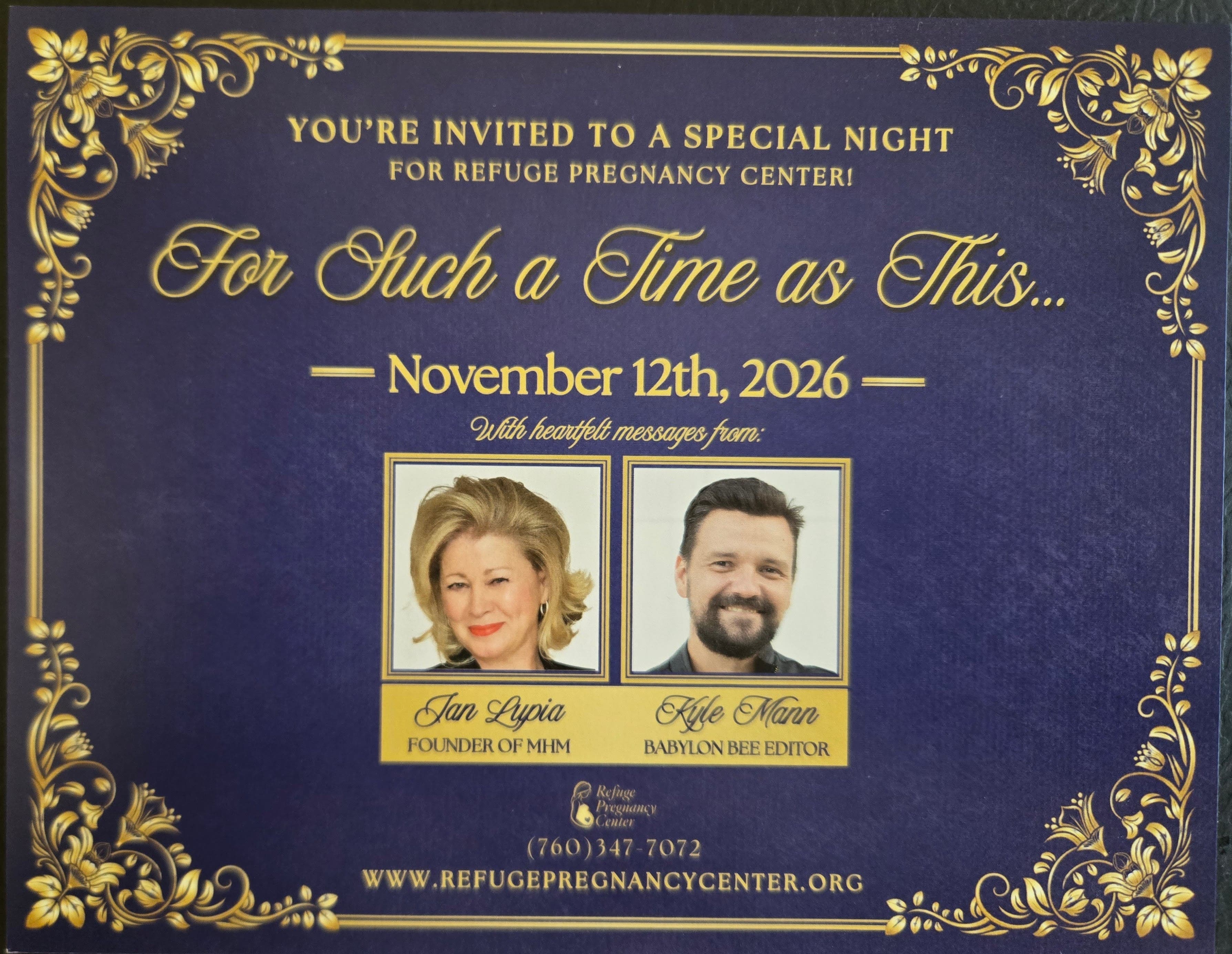 For Such a Time as This Fundraising Gala