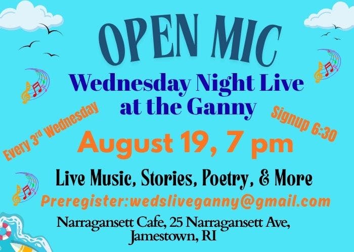 Open Mic: Wednesday Night Live at the Ganny